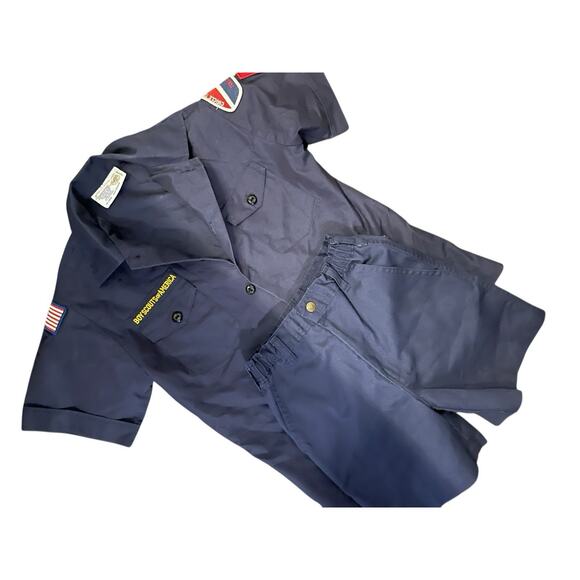 Other - Vintage Cub Scouts BSA Uniform Shirt Shorts Youth Medium Set
